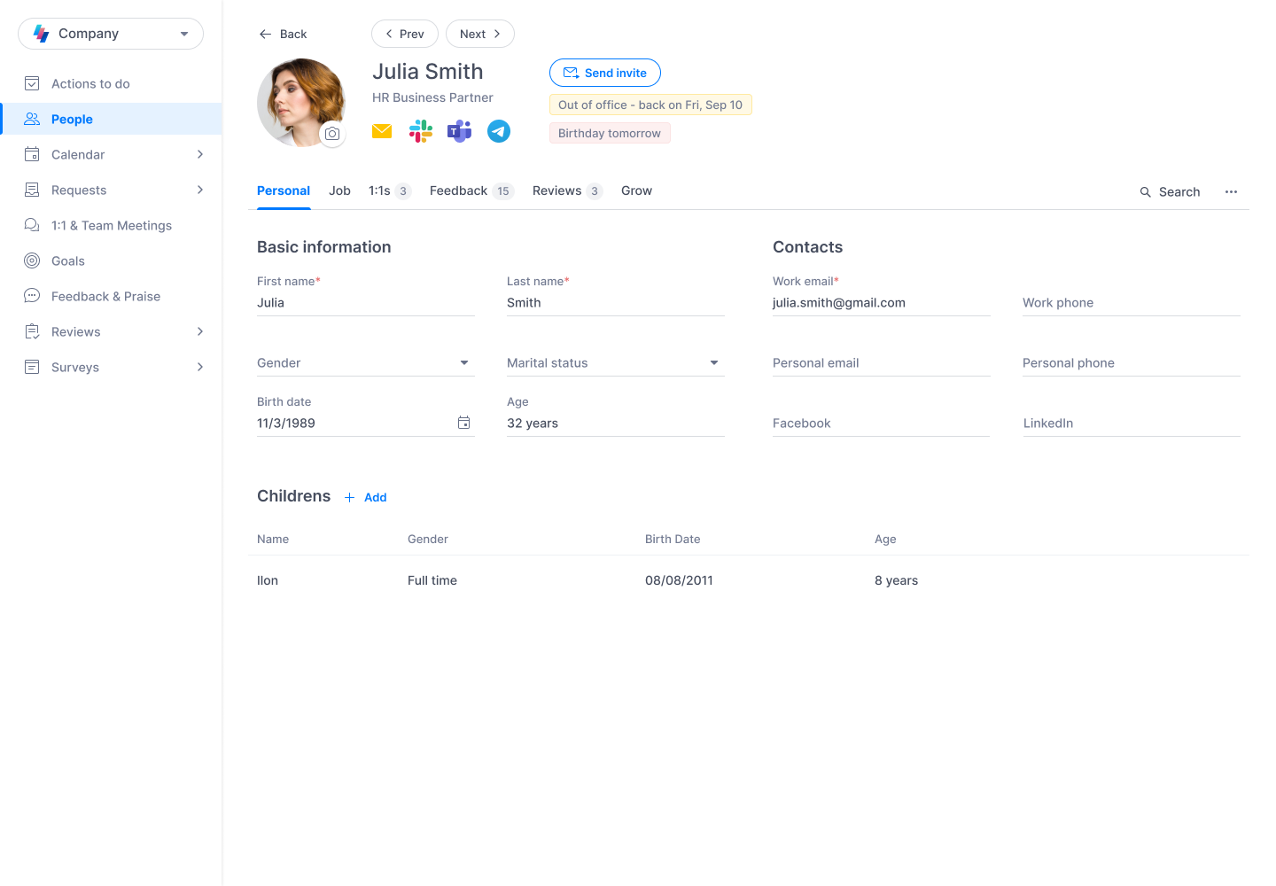 screenshot of Effy AI